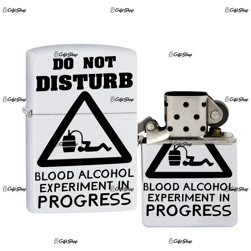 Do not disturb, bricheta metalica gravata laser cu mesaj